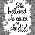 Hello, Inspiration – She Believed